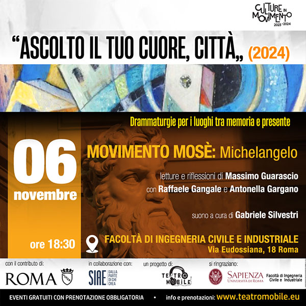 ascoltoiltuocuorecitta 06 novembre michelangelo FB s