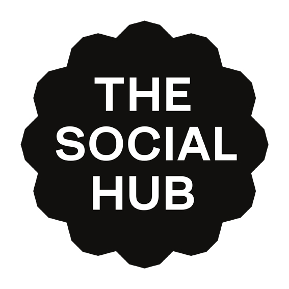 The Social Hub Primary Negative Logo pic